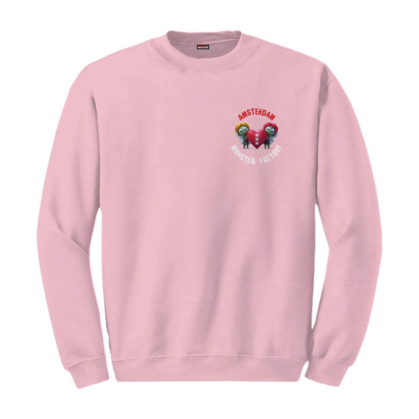 Love from Amsterdam Small Pink Sweat