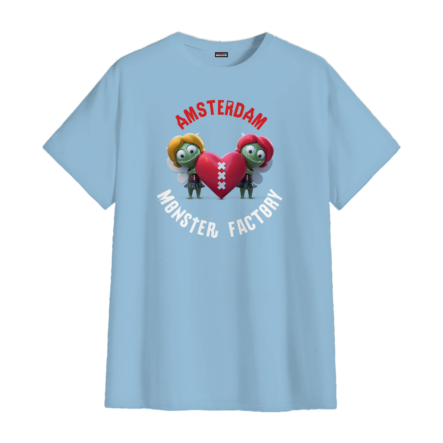 Love from Amsterdam T-Shirt Blue